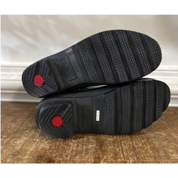 Hunter Chelsea Boot Gloss Rainboot Waterproof Womens Size 6 Booties - Picture 9 of 10